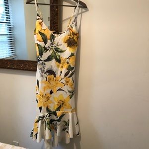 Lemon and floral dress